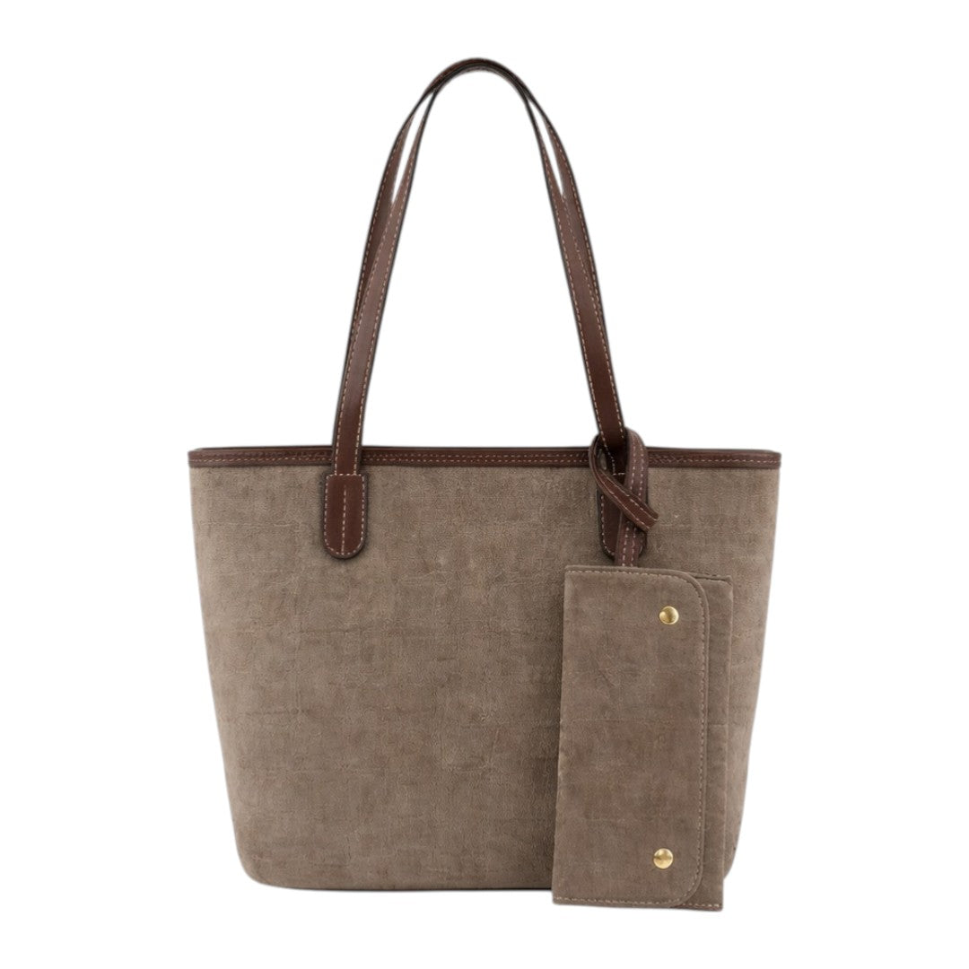 Begzy Premium Women's Tote Shoulder Bag with Mini Pouch