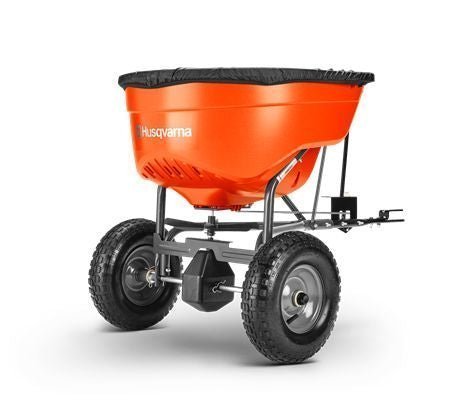 588182904.jpg Husqvarna 130 LB. TOW BEHIND SPREADER #588182904 - Image 1