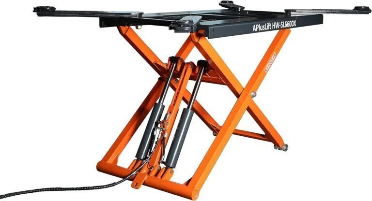 C-1.jpg APlusLift 6600LB Portable Mid-Rise Scissor Lift 110V Power HW-SL6600X - Image 1