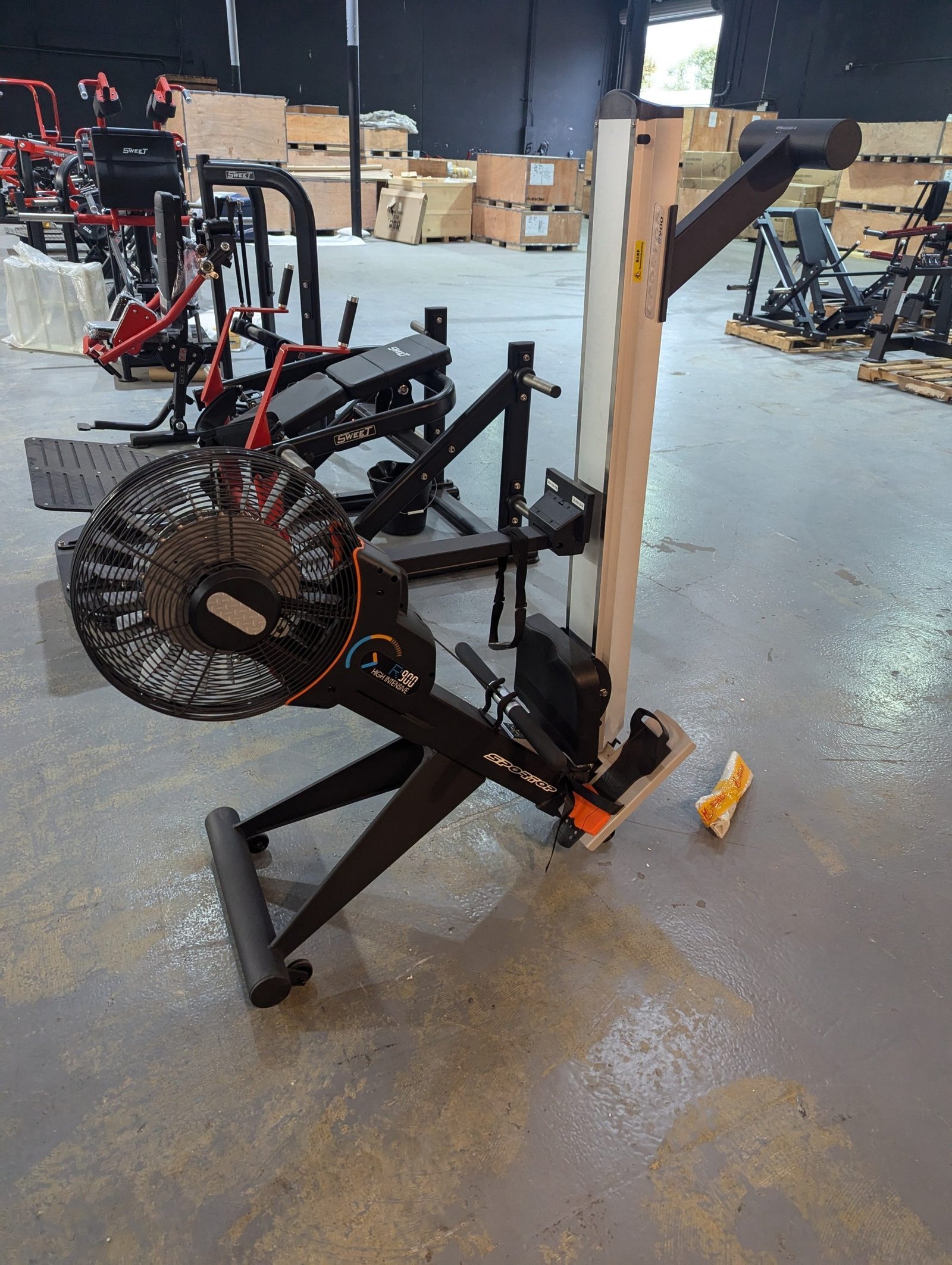 Sweet Fan / Magnetic Rower – Foldable to Easily Move and Save Space