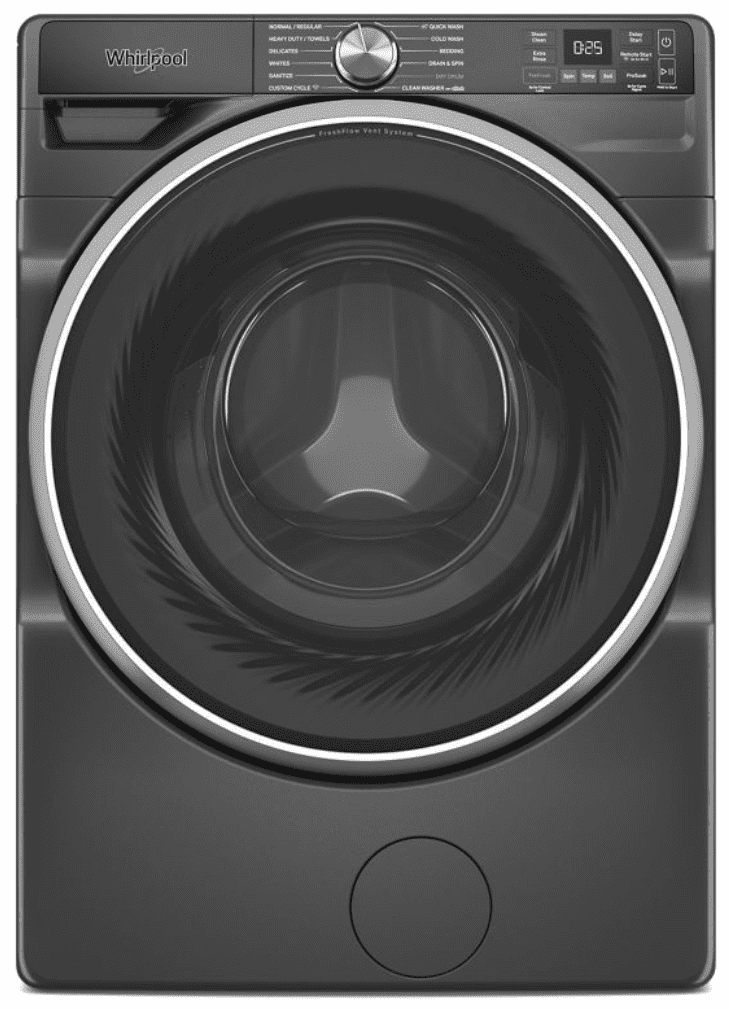 Whirlpool WFW6720RU 27-Inch 5.0 cu. ft. Smart Front Load Washer, White